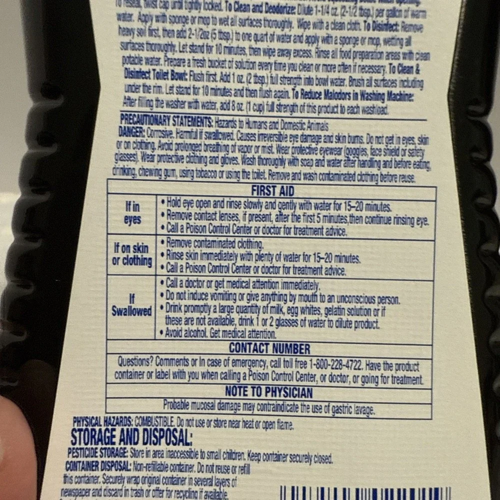 Lysol Concentrate Disinfectant Original Scent 12 fl oz Makes 9 Gallons 2 Pack